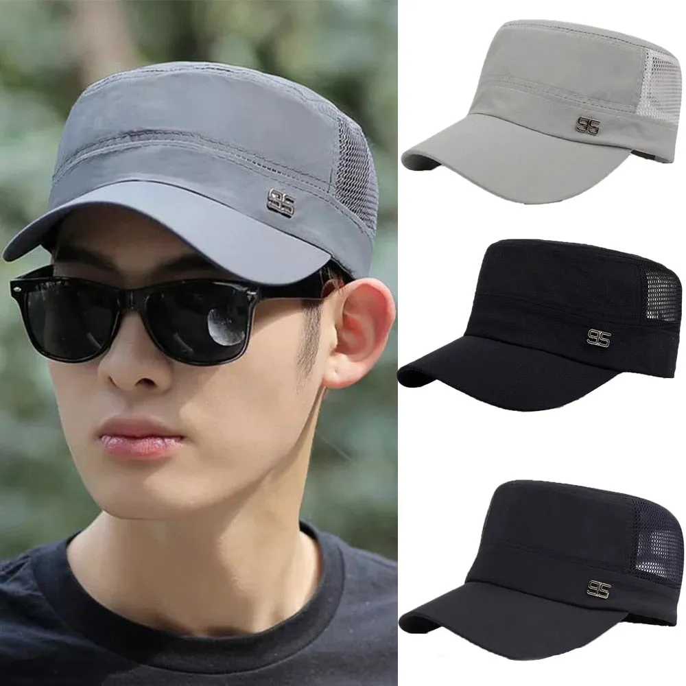 Summer Unisex Men Baseball Caps Women Breathable Mesh Snapback Hats Men's Trucker Hats Cap