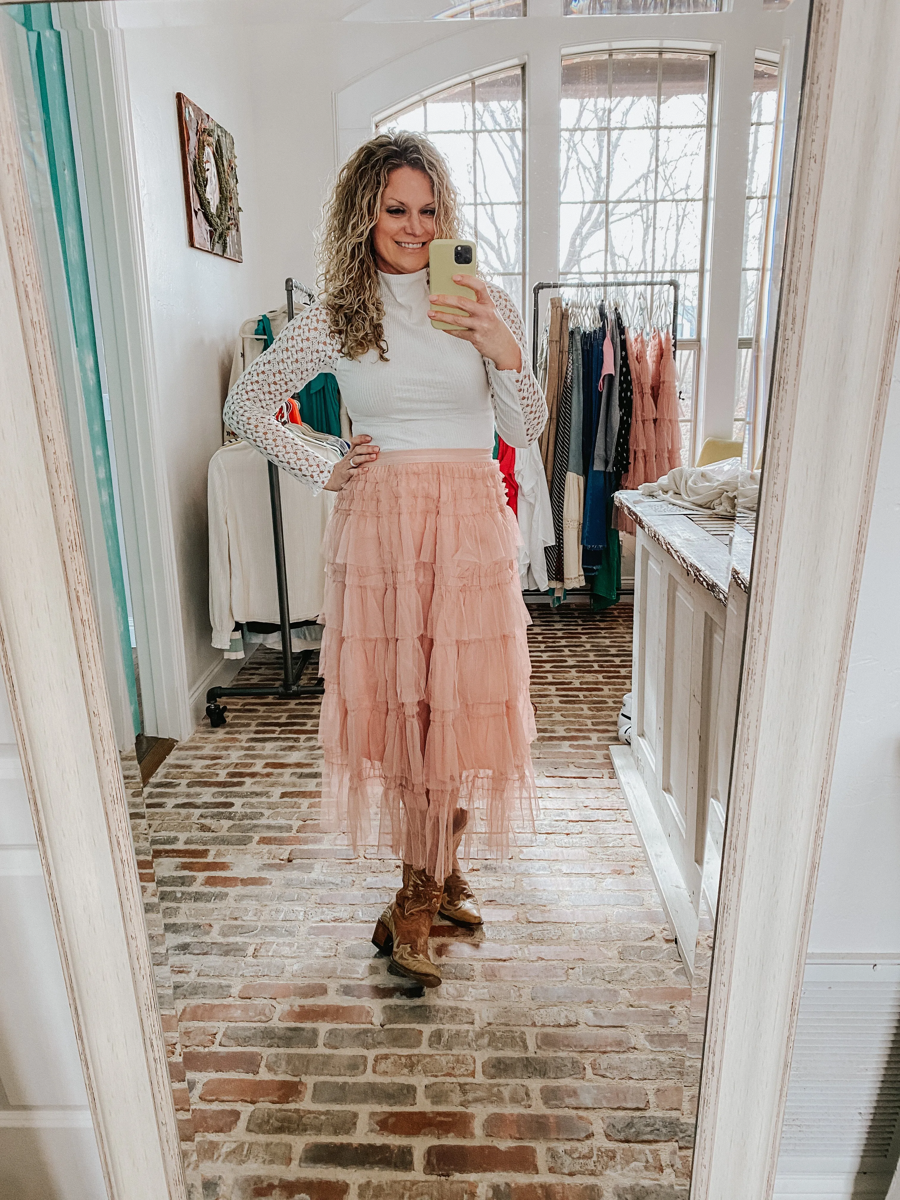 Suri Lace Sleeved Top