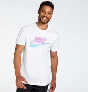 T SHIRT NIKE MAGLIA UOMO FITNESS DRY FIT TEE BIANCA VIOLA