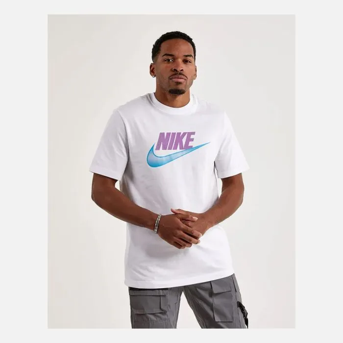 T SHIRT NIKE MAGLIA UOMO FITNESS DRY FIT TEE BIANCA VIOLA