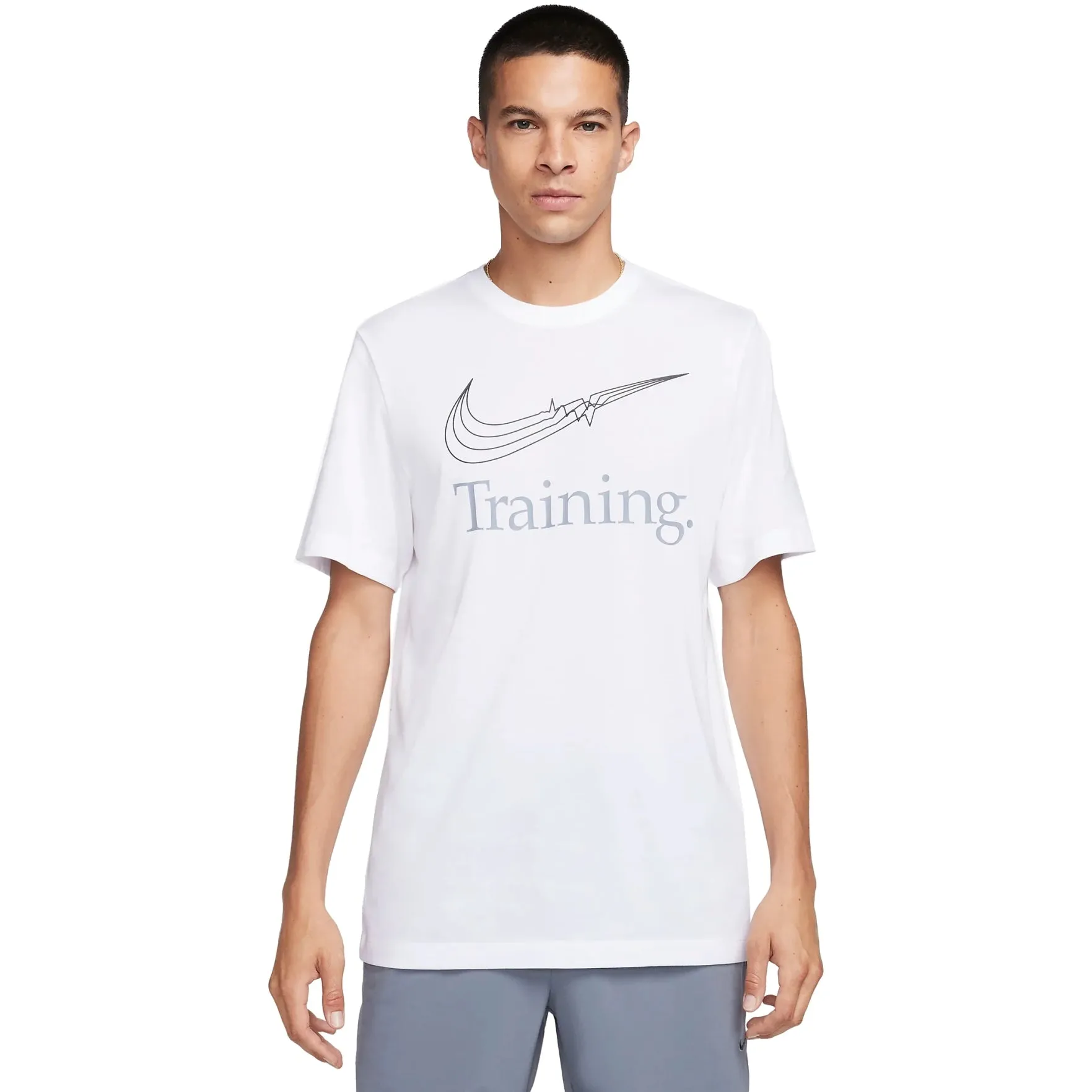T SHIRT NIKE TRAINING MAGLIA UOMO FITNESS DRY FIT TEE NERA O BLU O BIANCA