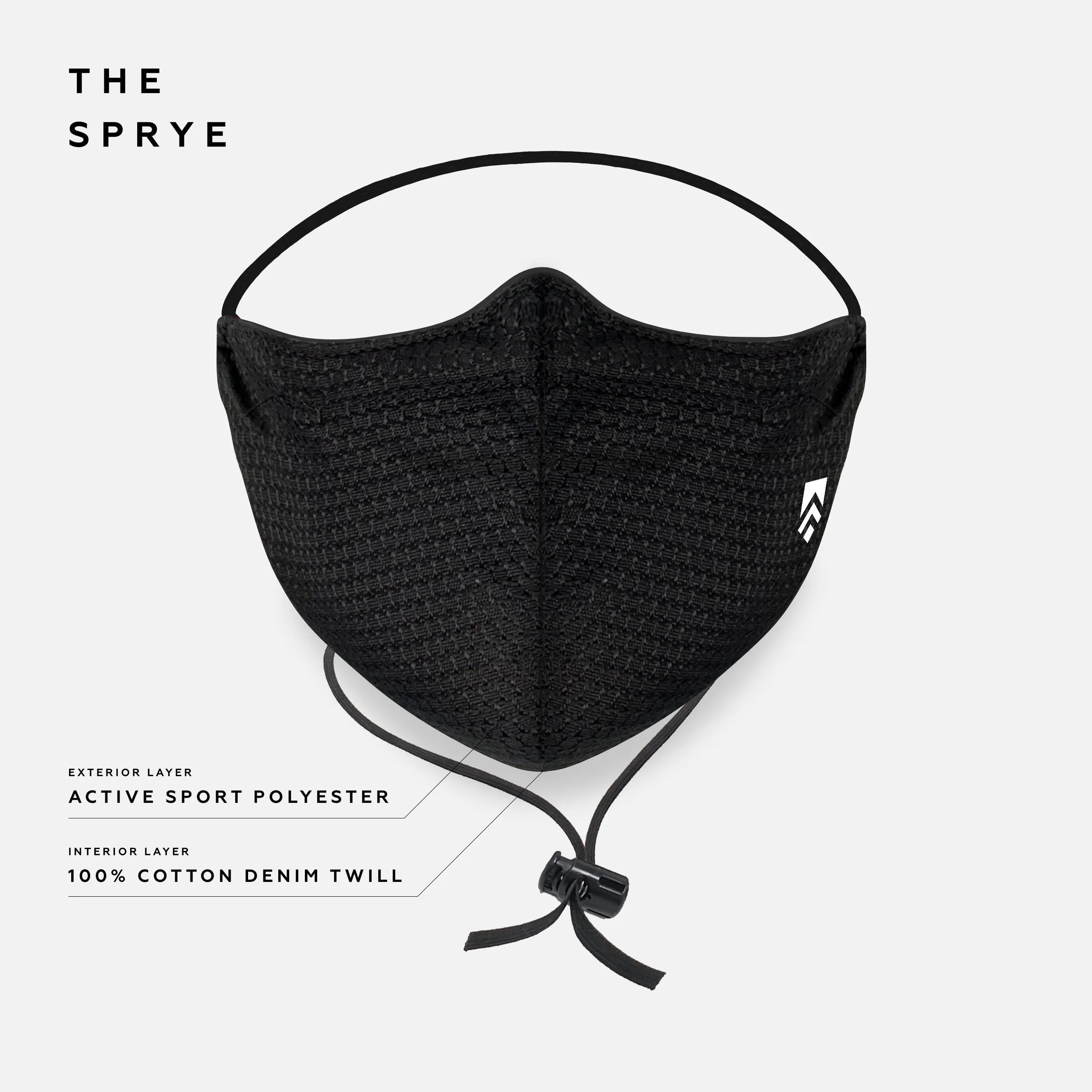 The Mask | 3 Styles | Modern & Comfortable Black Cloth Face Masks