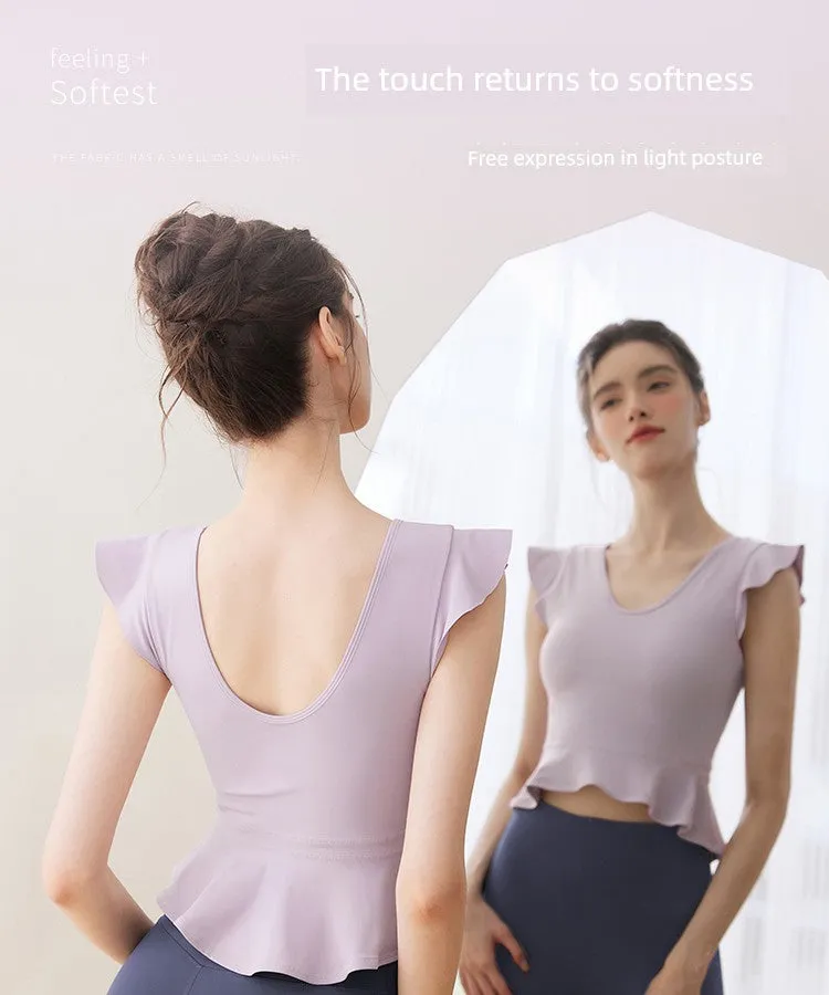 Thin Fancy Pilates Training Wear Yoga Vest