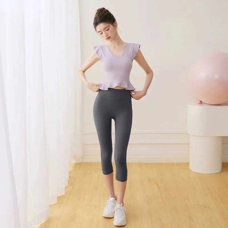 Thin Fancy Pilates Training Wear Yoga Vest