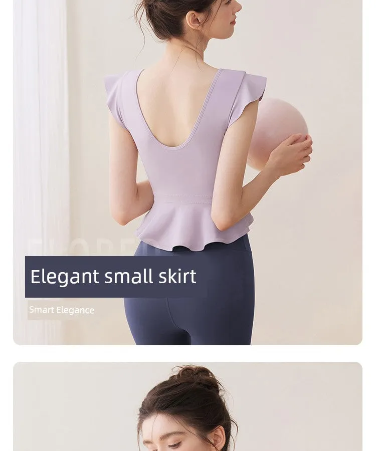 Thin Fancy Pilates Training Wear Yoga Vest