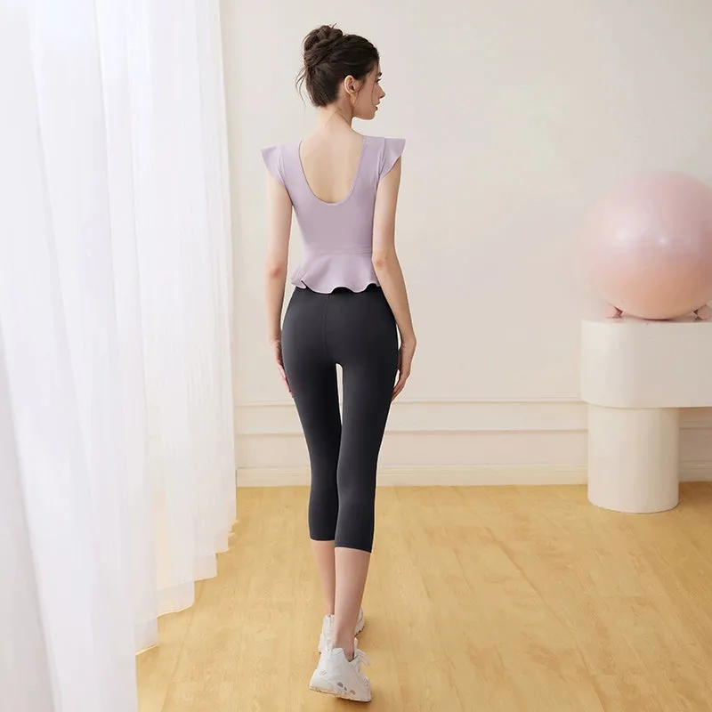 Thin Fancy Pilates Training Wear Yoga Vest