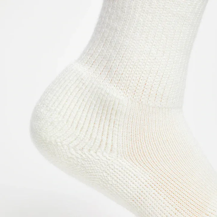 Thorlo TX Crew Socks Unisex White