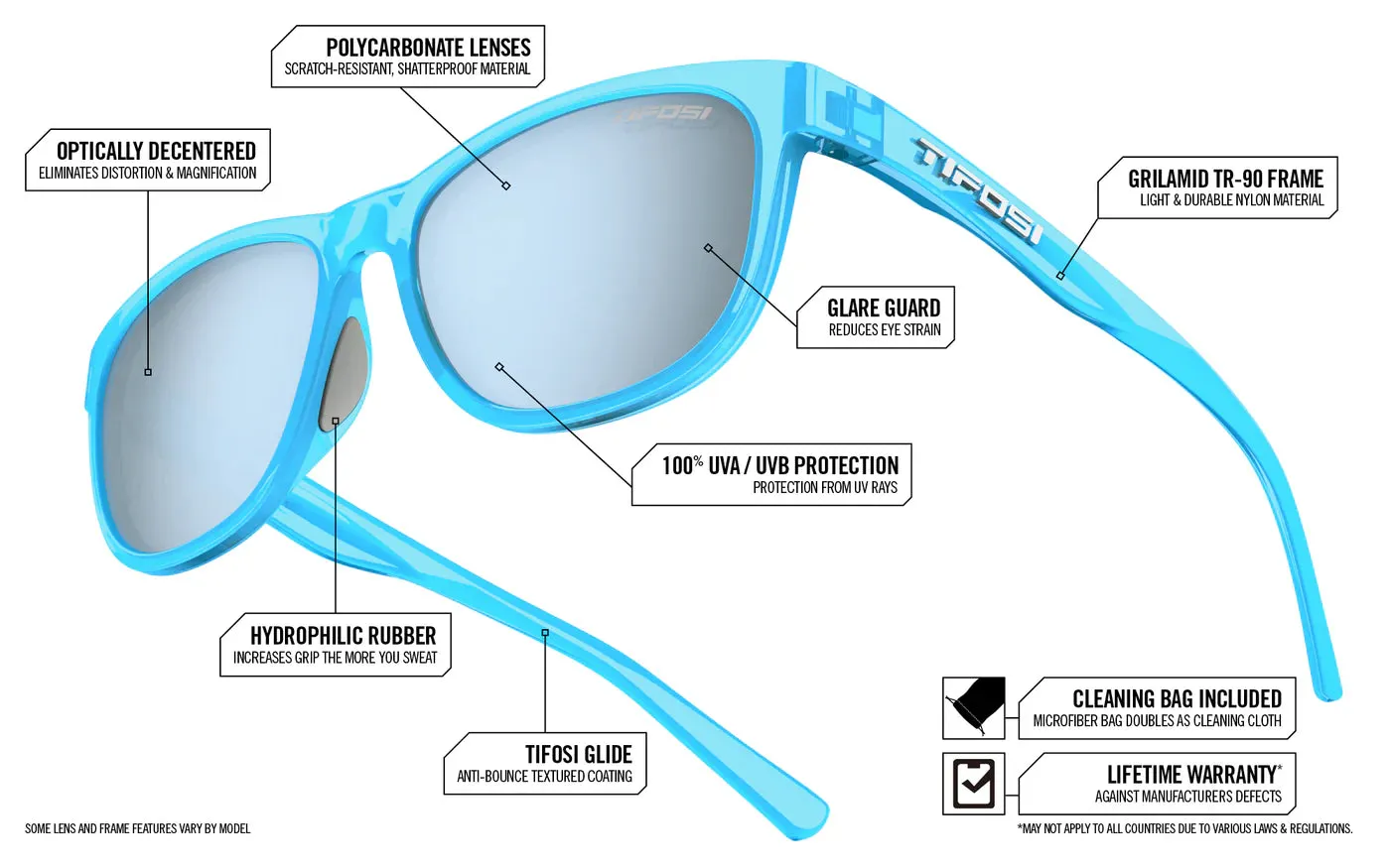 TIFOSI Swank Sport Sunglasses - Satin Electric Green