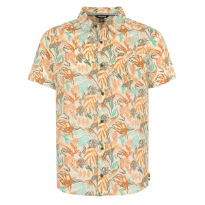 Tiger Leaf Short Sleeve Shirt - Masala
