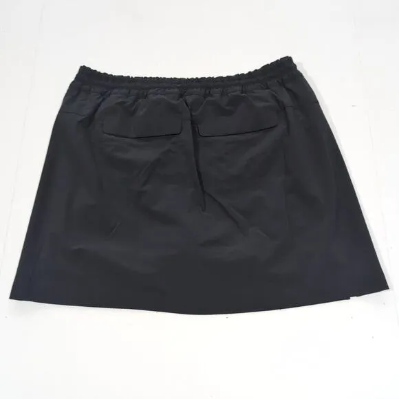 Tommy Bahama Skort Skirt Short Women's S Black Alicia Tennis Golf Pickleball NEW