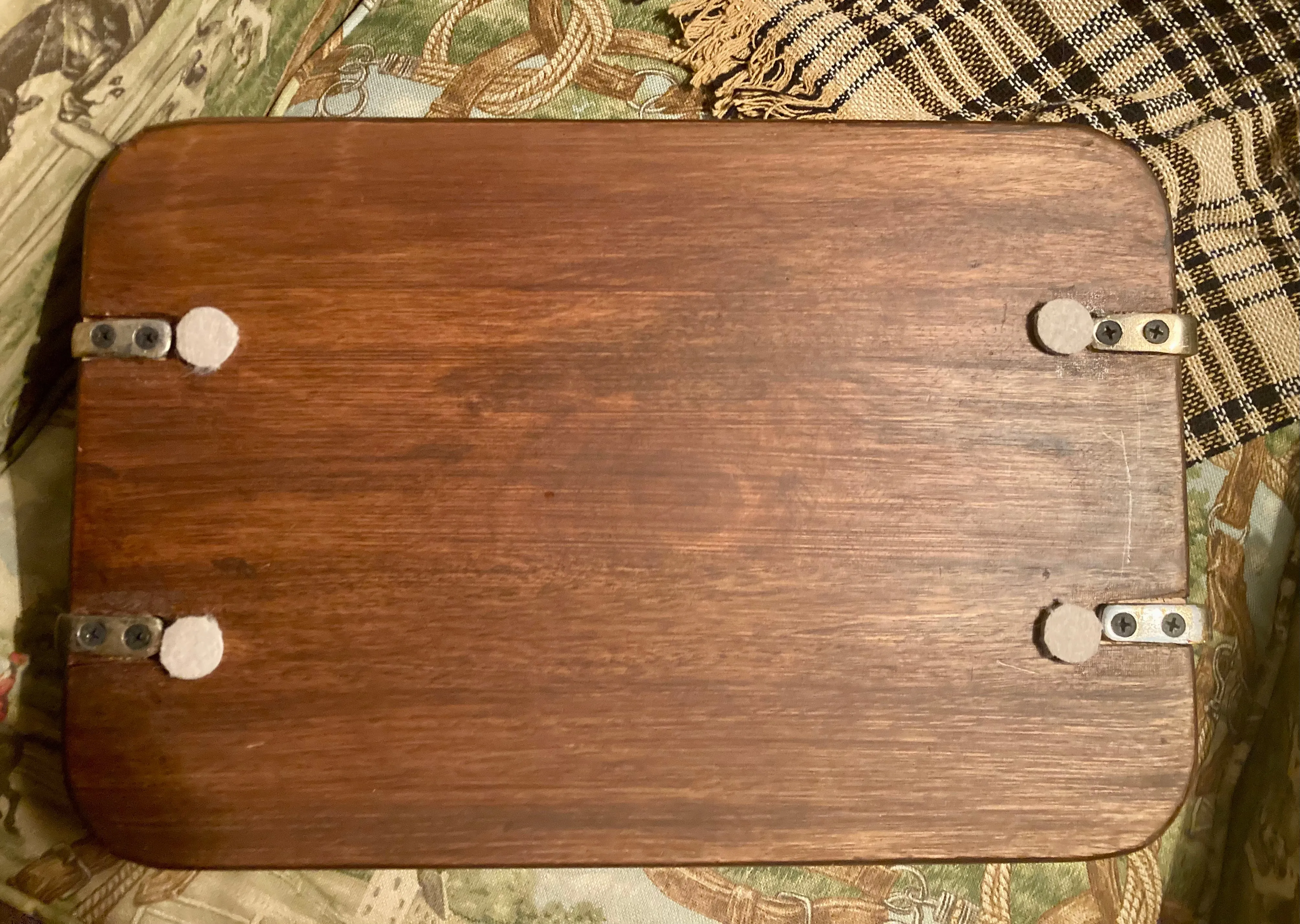 Tray Charcuterie Tray with Running Fox Handles