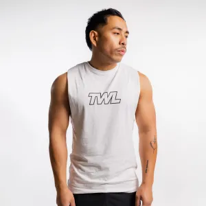 TWL - MEN'S EVERYDAY MUSCLE TANK - ATHLETE - WHITE