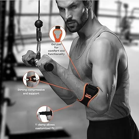 TYNOR Tennis Golfer'S Elbow Support Orange