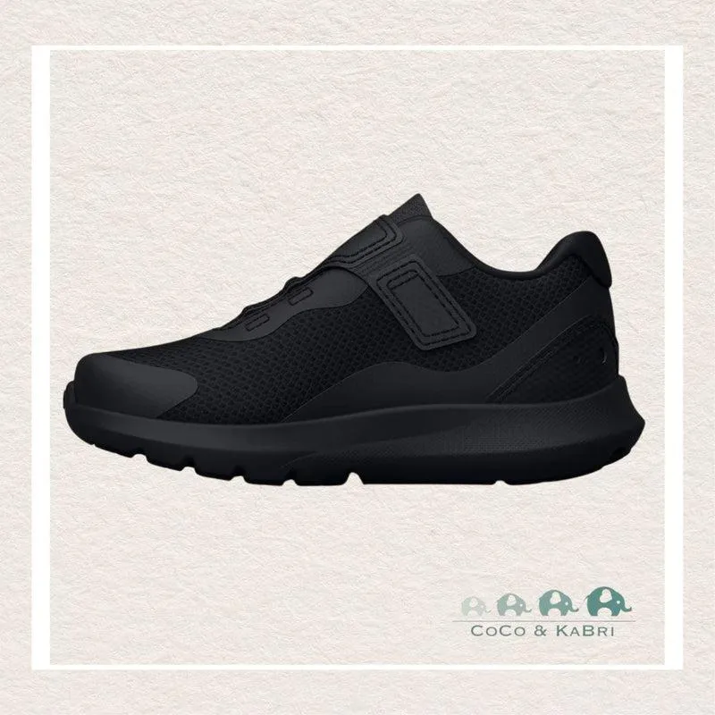 *Under Armour: Infant Surge 3 AC Running Shoes - Black (O1-27)
