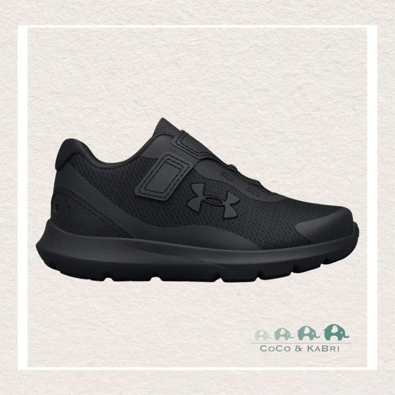 *Under Armour: Infant Surge 3 AC Running Shoes - Black (O1-27)