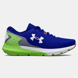 Under Armour Royal/Quirky Lime/Midnight Navy Charged Rogue 3 Youth Sneakers