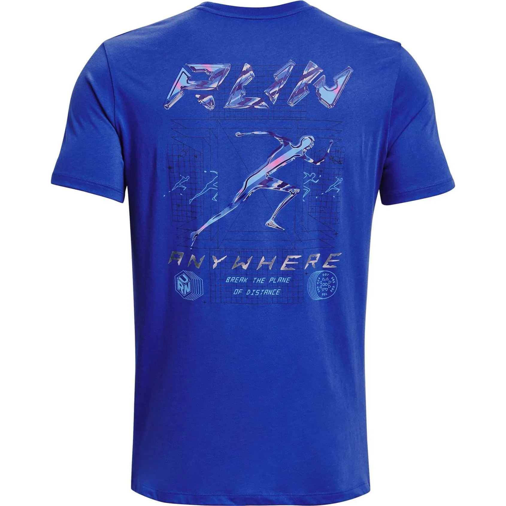 Under Armour Run Anywhere Short Sleeve Mens Running Top - Blue