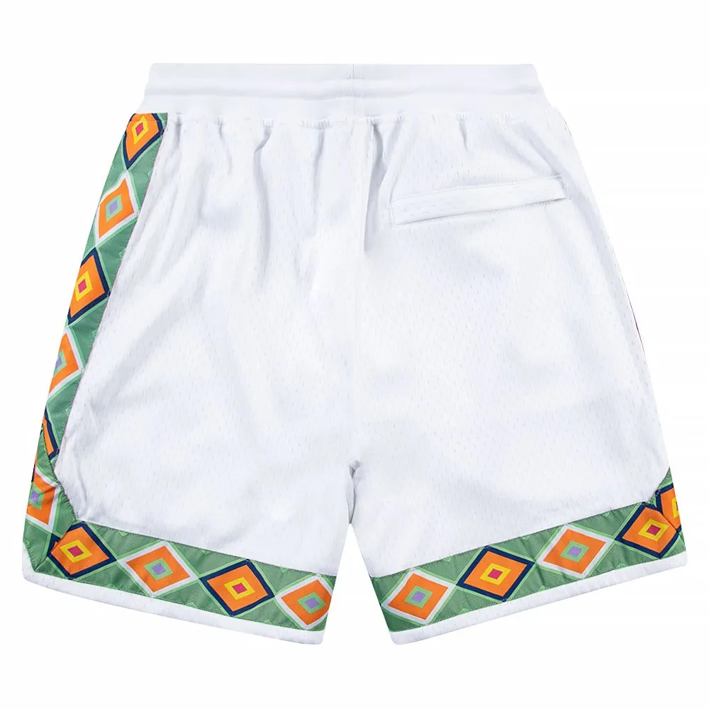 Up Two Basketball Short - Bleach White