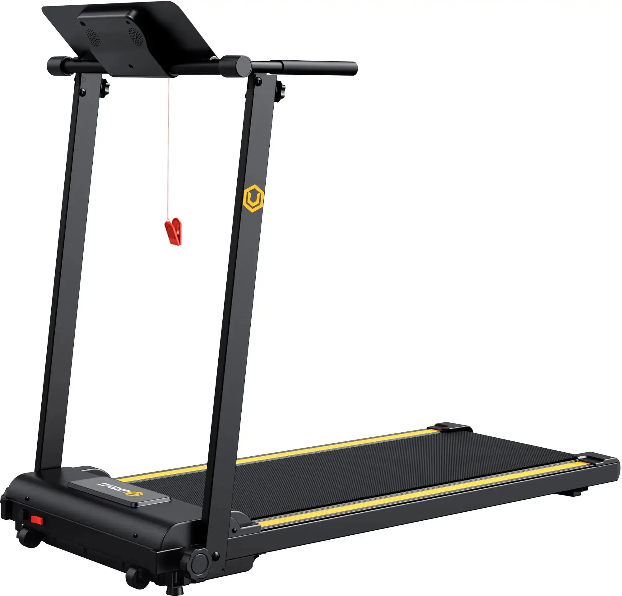 Urevo - Foldi Mini Folding Treadmill - Black - new