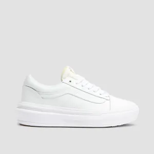 Vans Old Skool Overt CC Shoes - Leather True White/True White