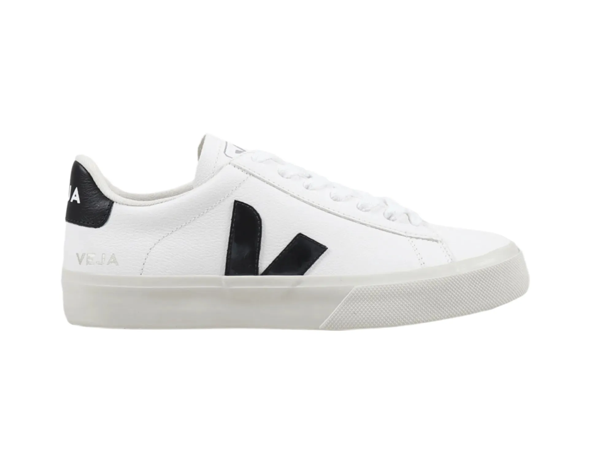 Veja Men Campo Chromefree Shoes White/Black (Mirror)
