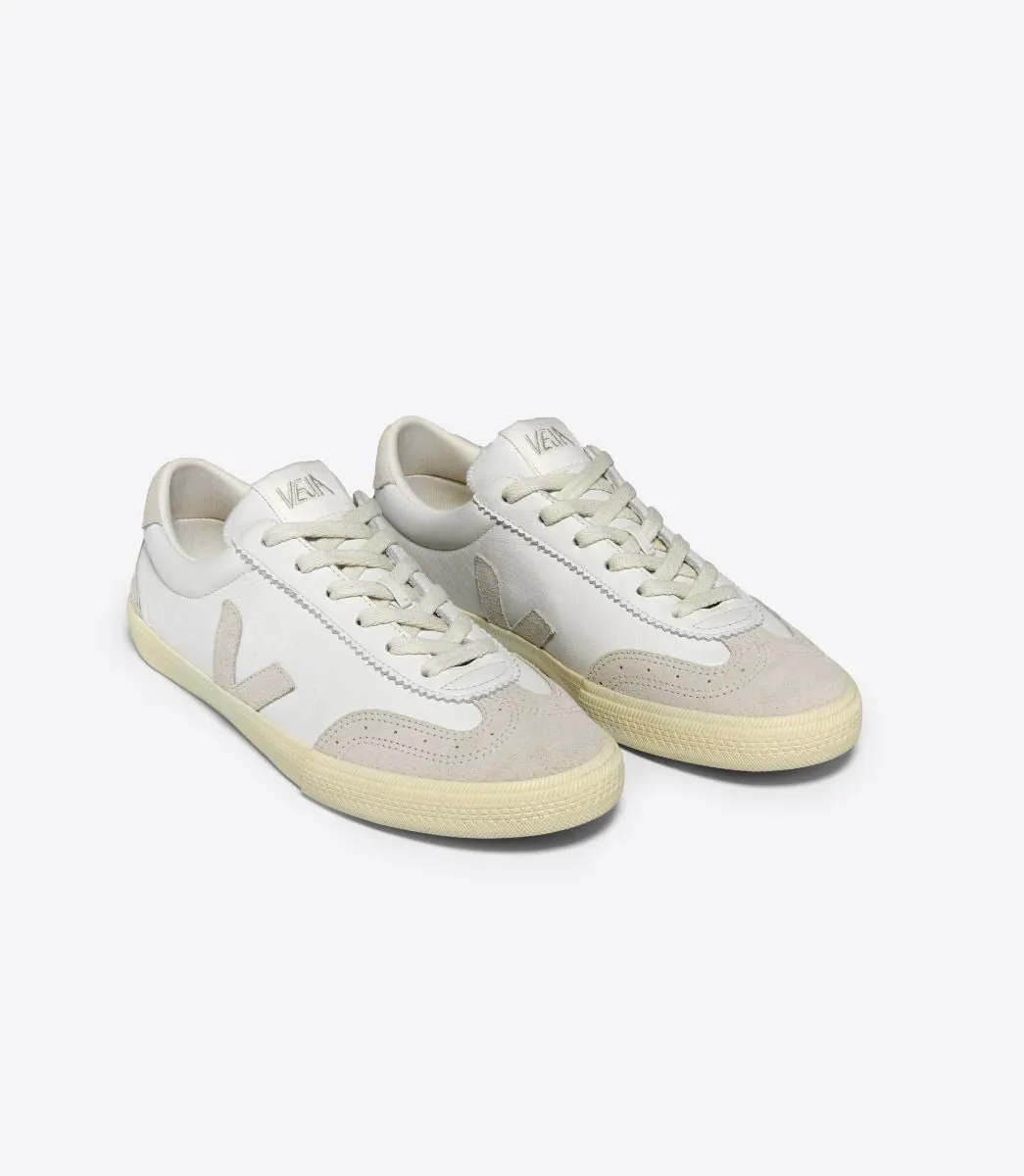 Veja Volley Leather in White/Natural
