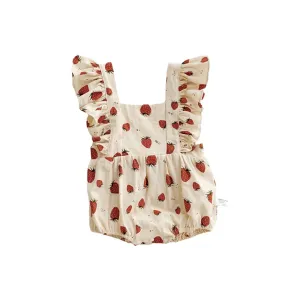 Vintage Summer Strawbs Romper