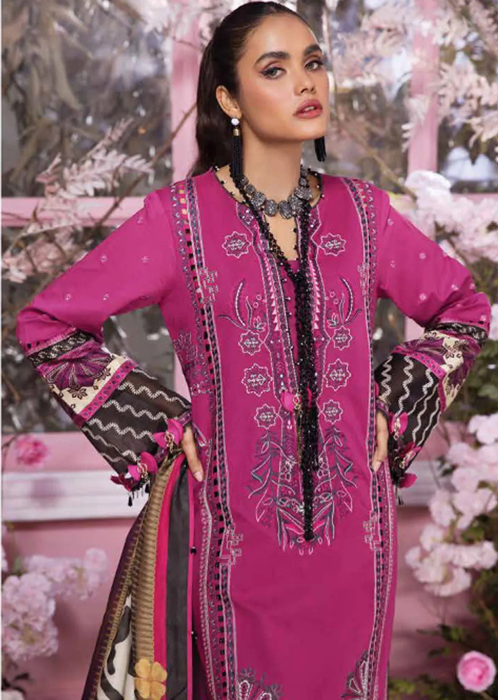 VL22-06 - Unstitched -  Viva Lawn Collection 2021 - Anaya by Kiran Chaudhry
