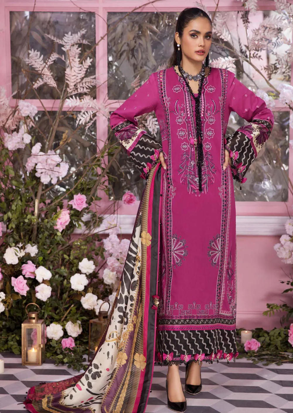 VL22-06 - Unstitched -  Viva Lawn Collection 2021 - Anaya by Kiran Chaudhry