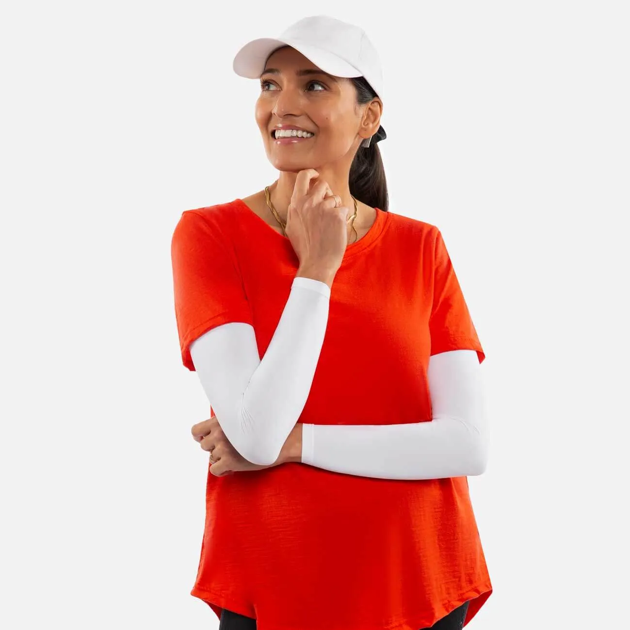 White Arm Sleeves – Adult