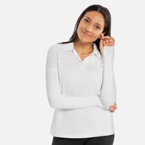 White Arm Sleeves with Thumbhole - Adult