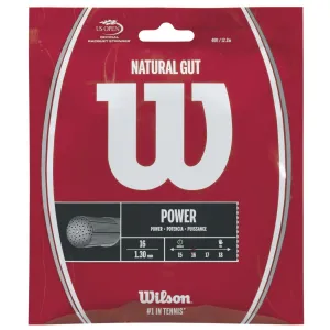 Wilson Natural Gut 16/1.30 Tennis String (Natural)