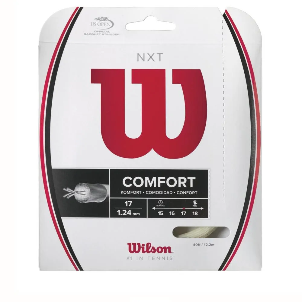 Wilson NXT Comfort 17 Natural Tennis String Set