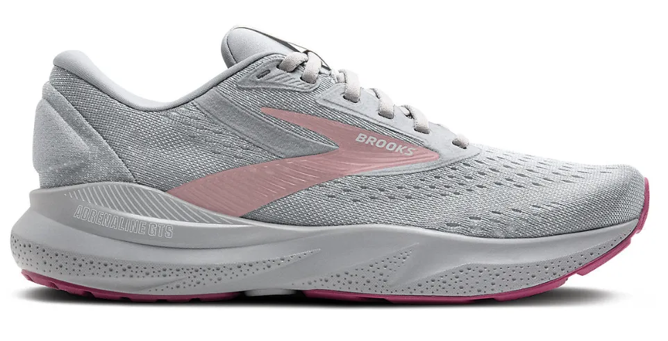 WOMEN'S BROOKS ADRENALINE GTS 24 | ALLOY / WHITE / ZEPHYR