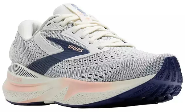 WOMEN'S BROOKS ADRENALINE GTS 24 | GREY / BLUE RIBBON / PEACH