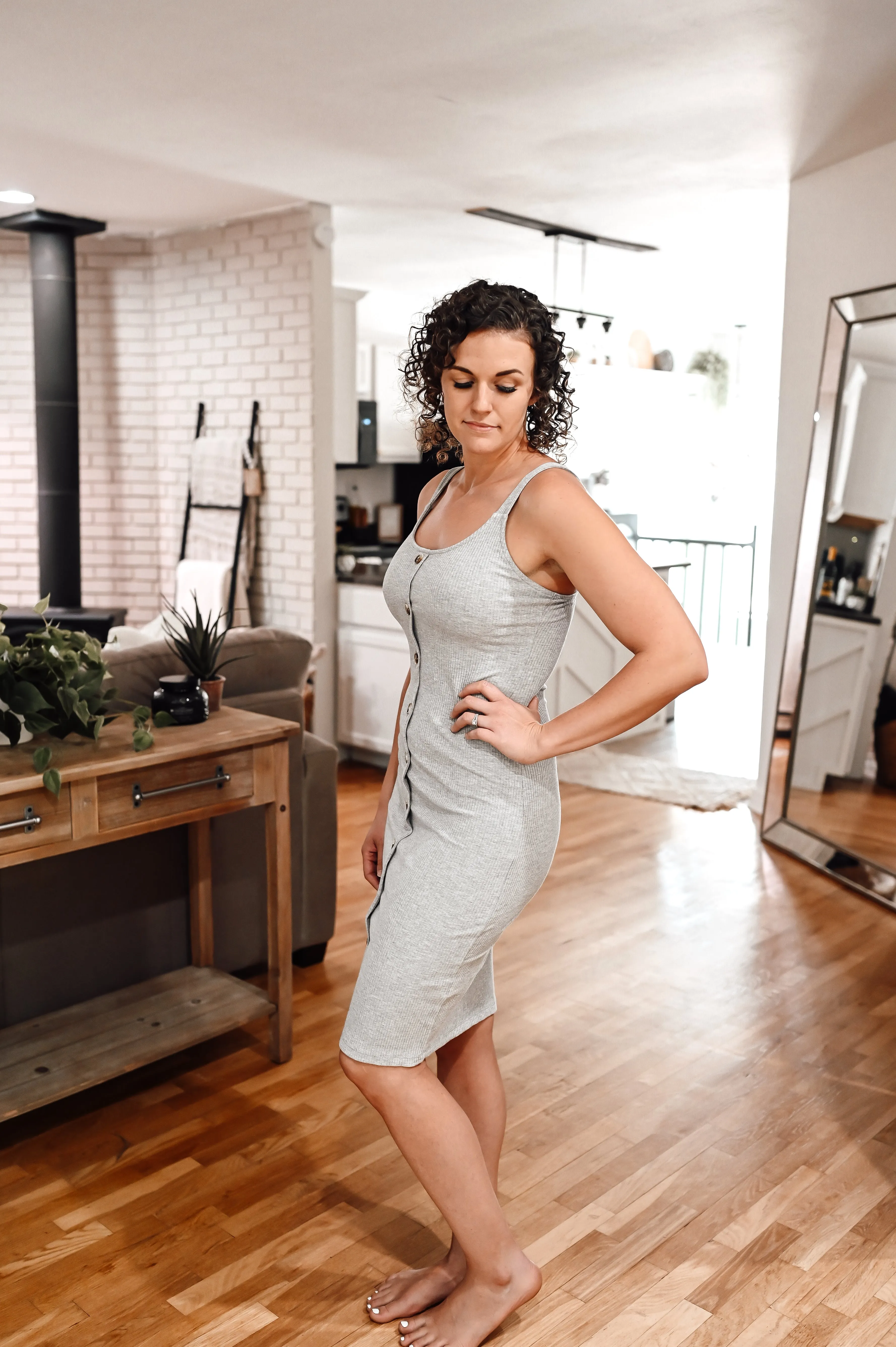 Women's Casual Ribbed Tank Dress *FINAL SALE*