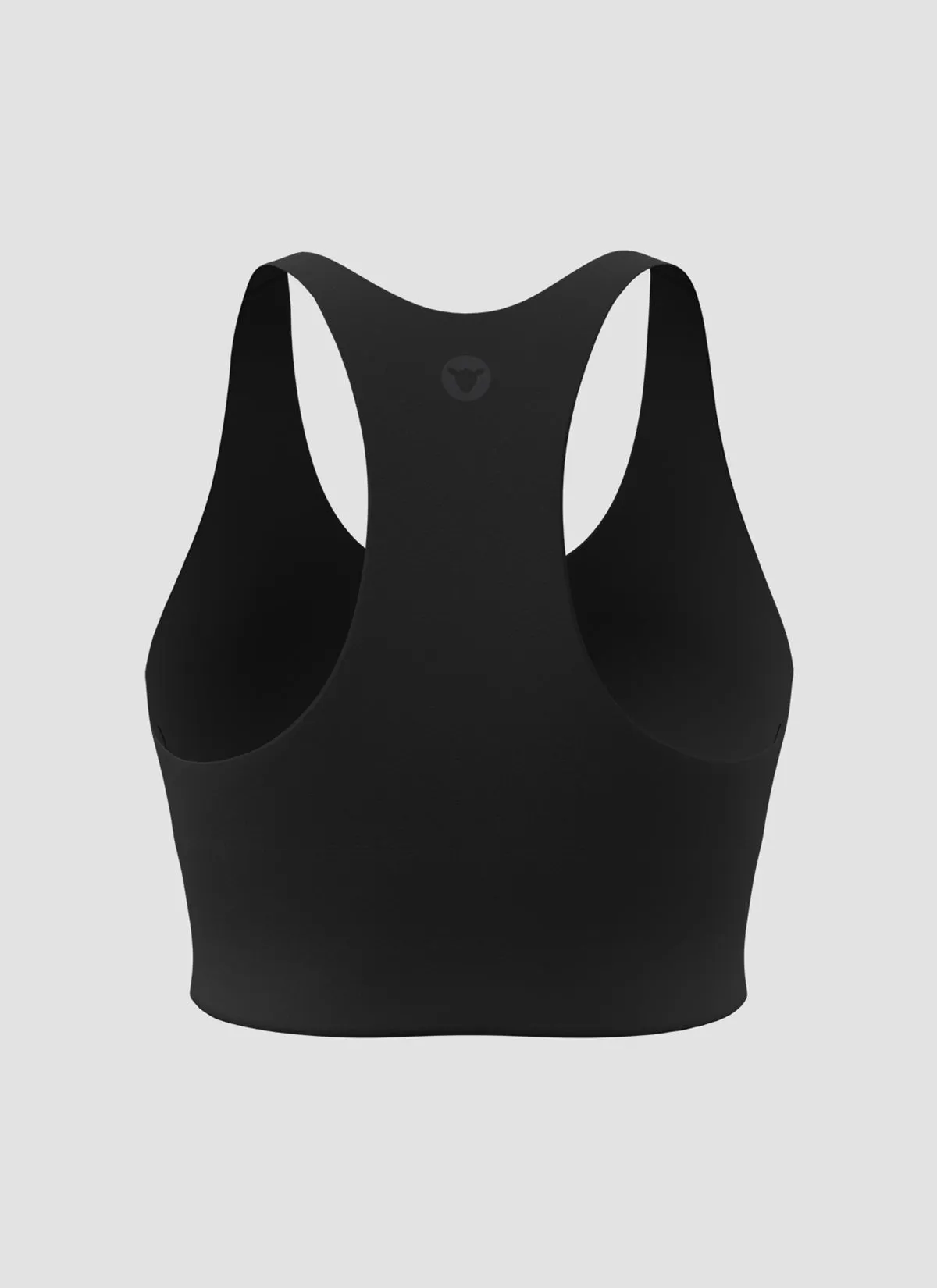 Women's Long Line Padded Crop - Black