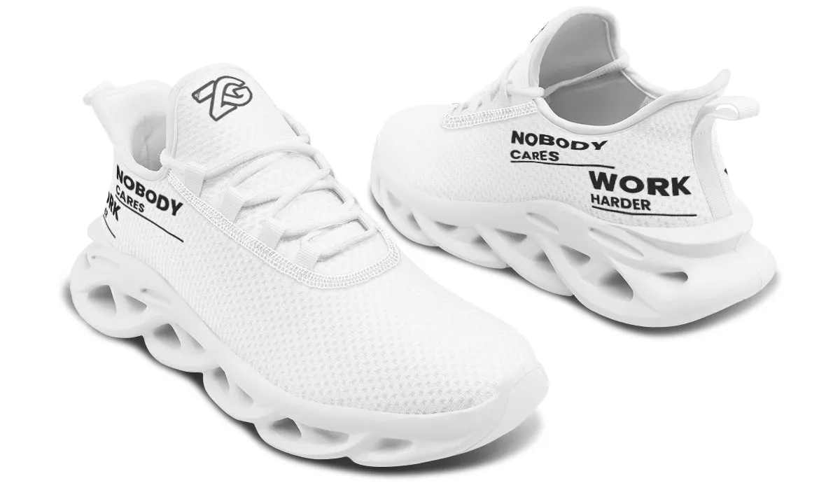 Work Harder White - Prime Sneakers