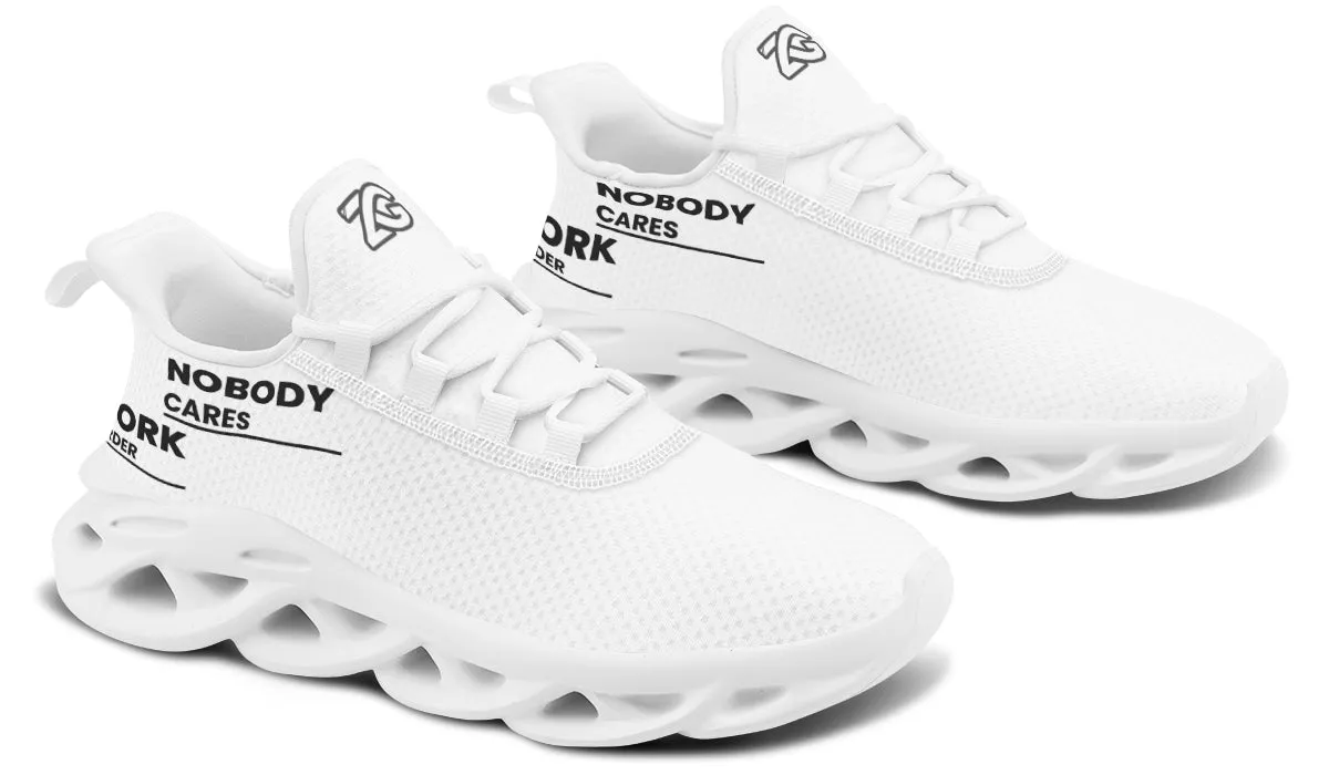Work Harder White - Prime Sneakers