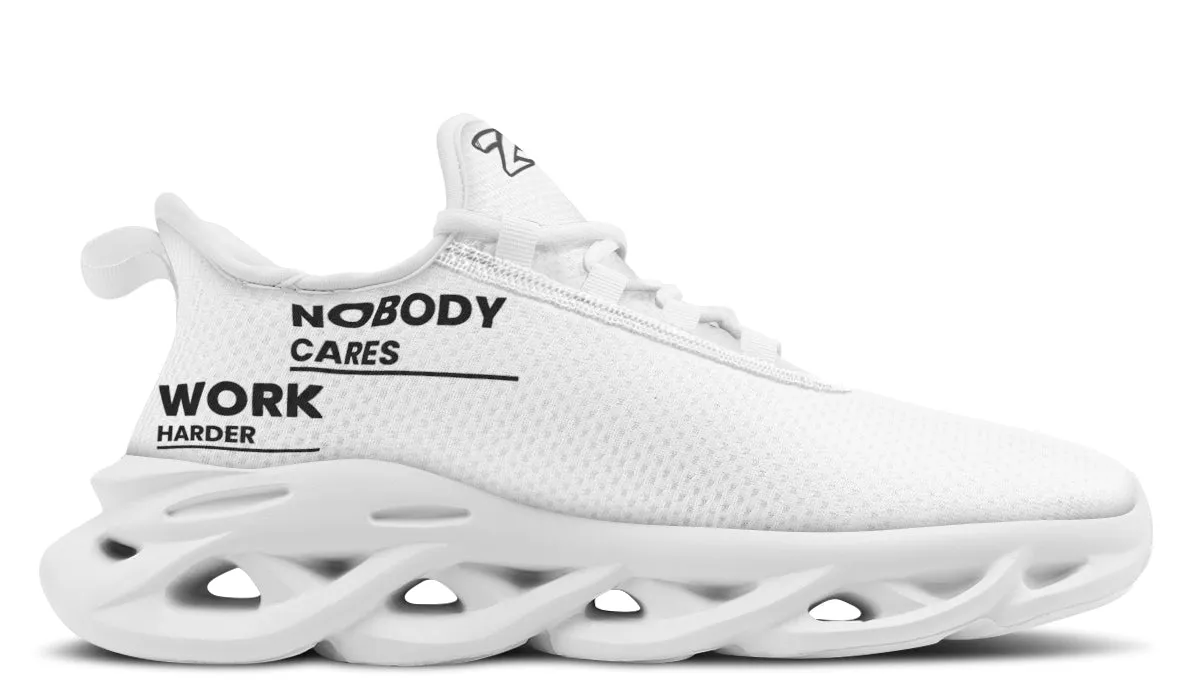 Work Harder White - Prime Sneakers