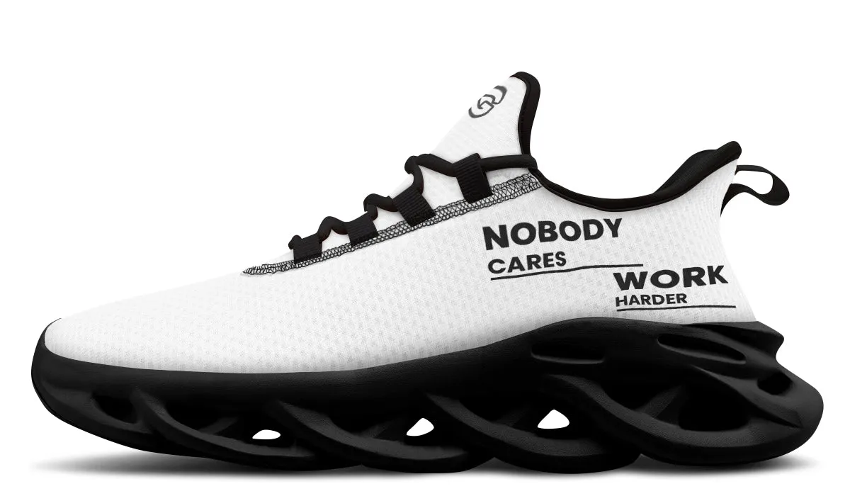 Work Harder White - Prime Sneakers