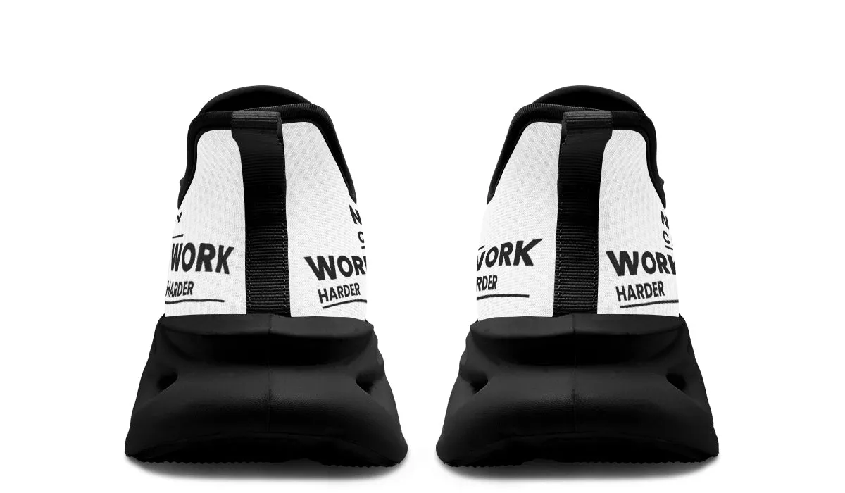 Work Harder White - Prime Sneakers