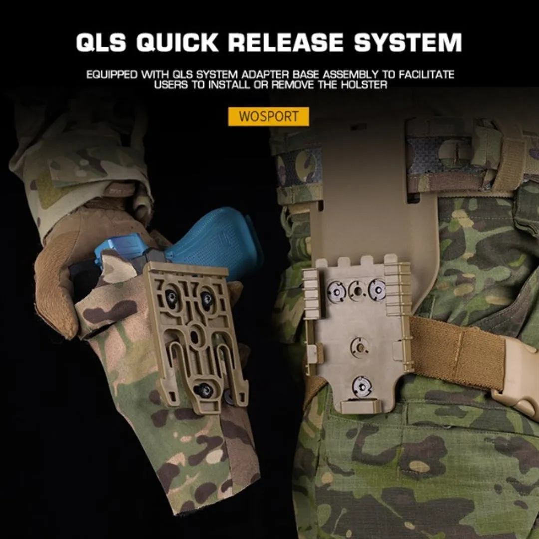 WST Holster GB-78 for Glock 17 with Low Rise Platform - Coyote