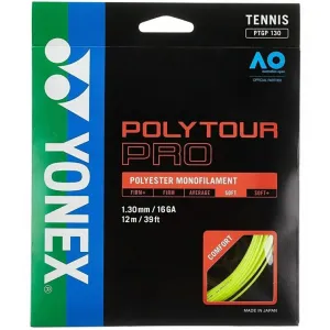 Yonex Poly Tour Pro 130 16G Yellow Tennis String Set