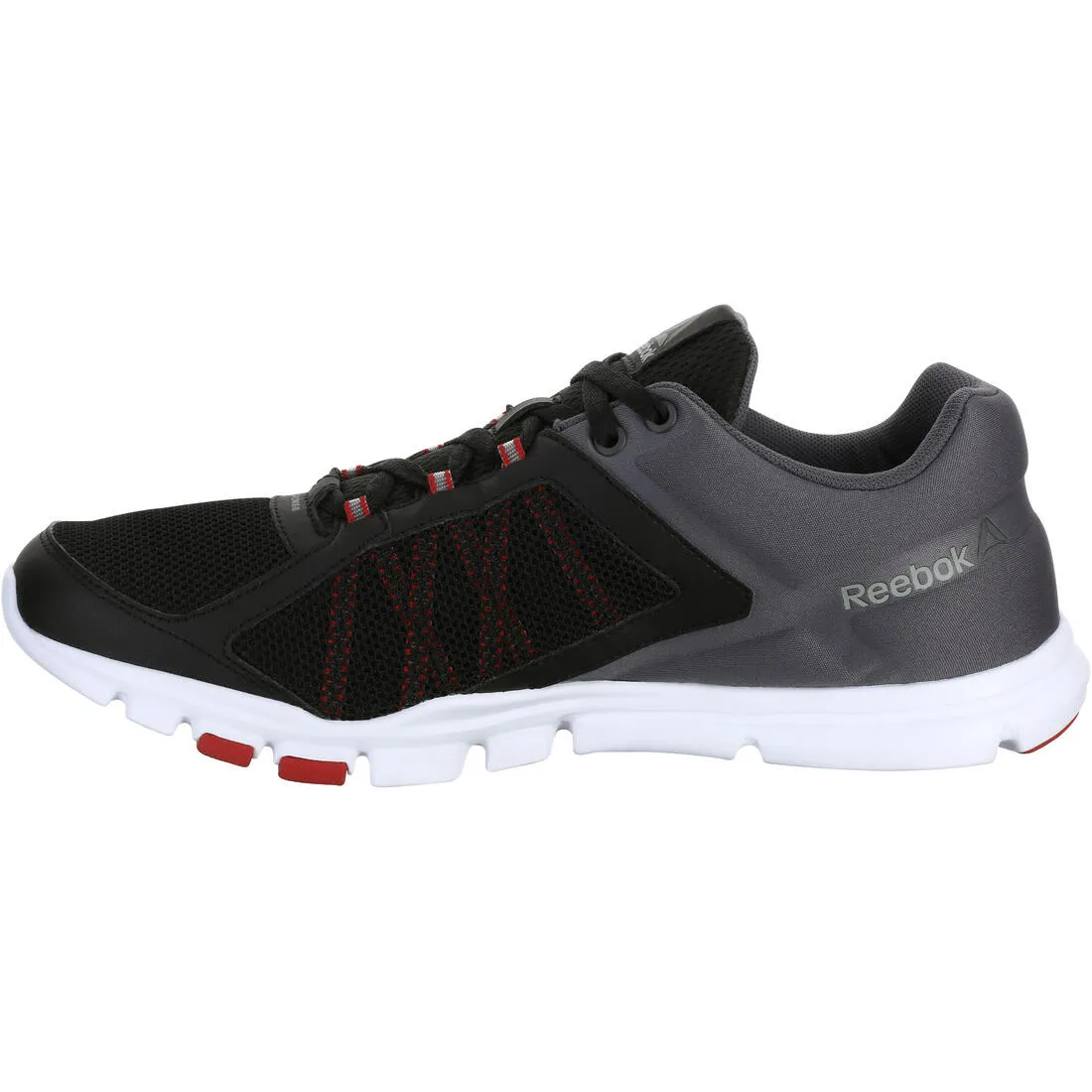 Yourflex men's fitness walking shoes Grey / Black