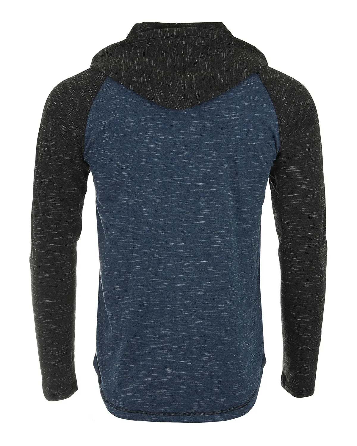 ZIMEGO Men's Hoodie Pullover Sweatshirt – Long Sleeve Athletic Casual Active Hip Hop Button Raglan Henley Shirt Hooded Top