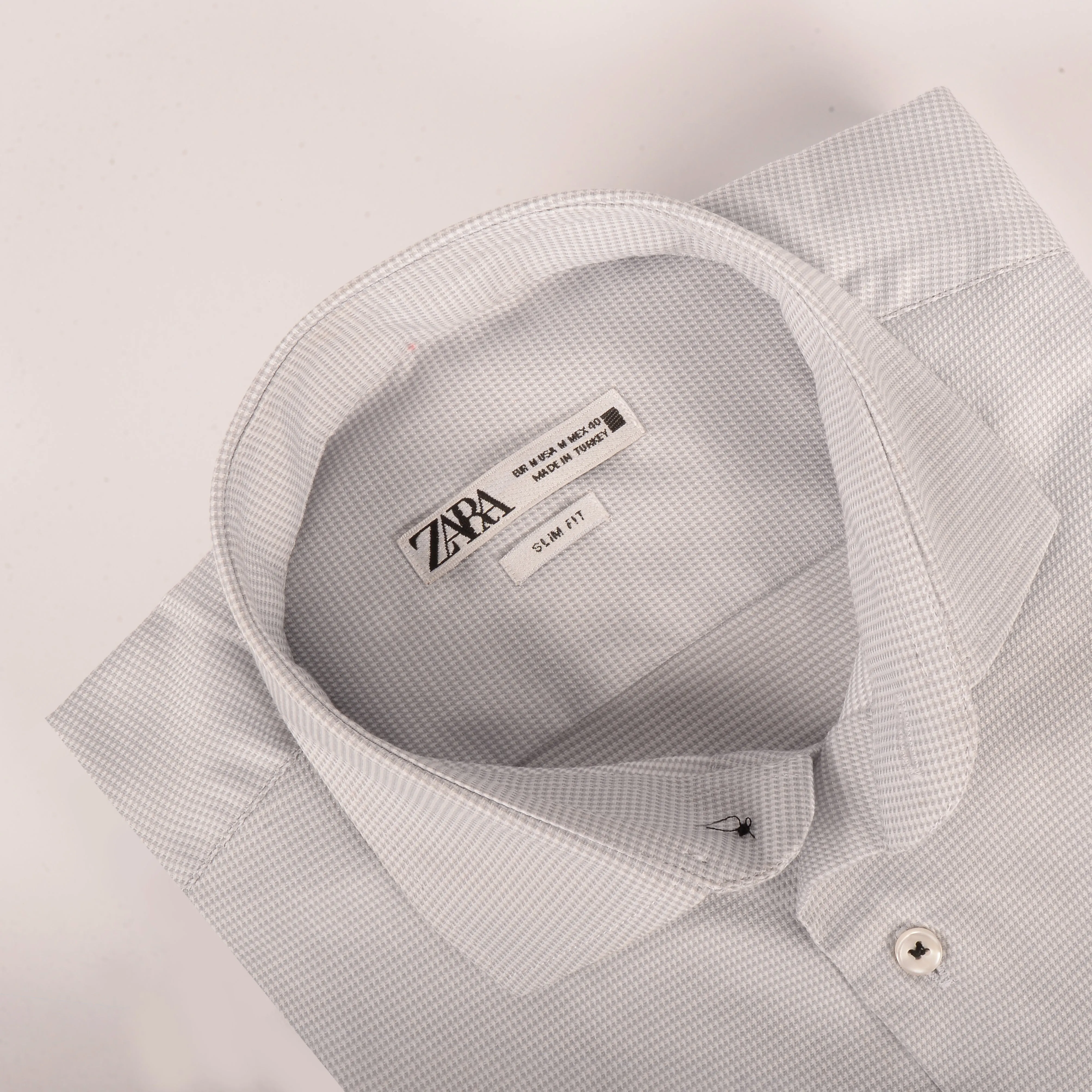 ZR Grey Textured Shirt